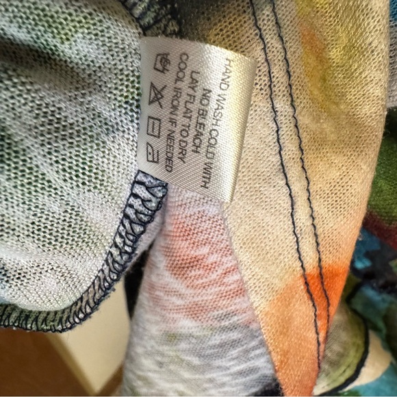 Erin London‎ Colorful Abstract Women's Tunic Top Small - Picture 5 of 6